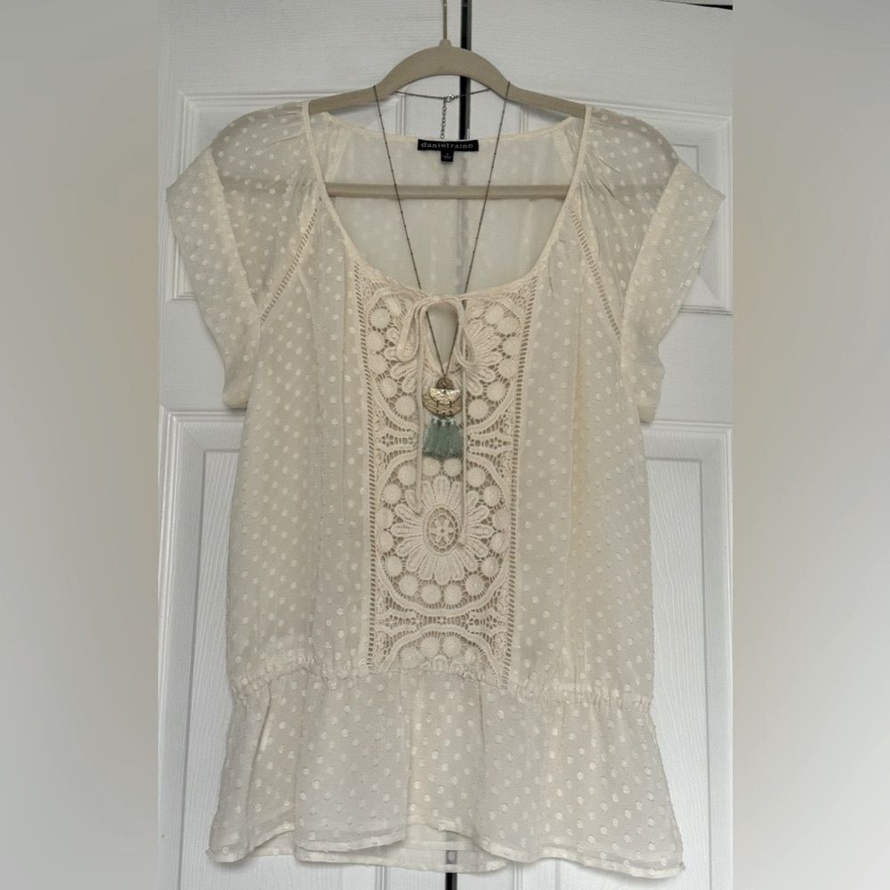 Daniel Rainn gorgeous sheer top!